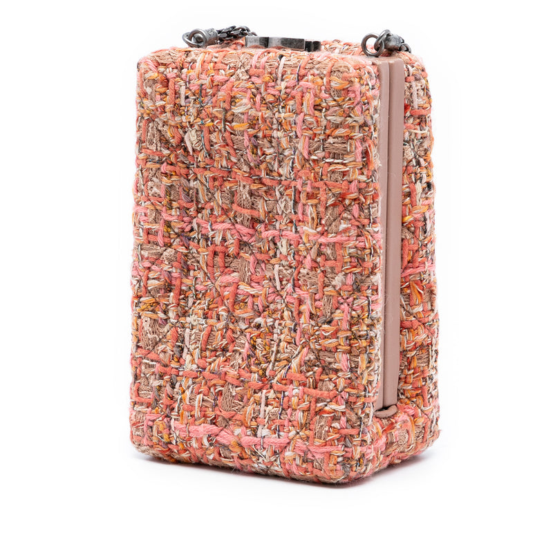 CC Tweed Chain Vertical Box Crossbody - Image 2