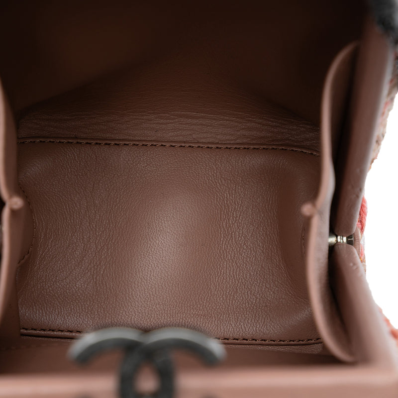 CC Tweed Chain Vertical Box Crossbody - Image 4
