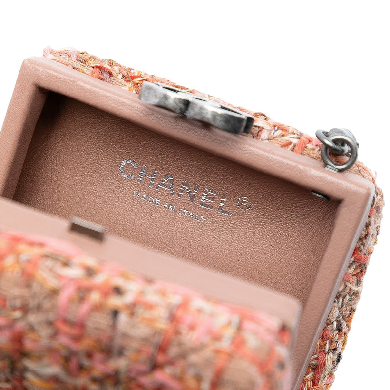 CC Tweed Chain Vertical Box Crossbody - Image 5