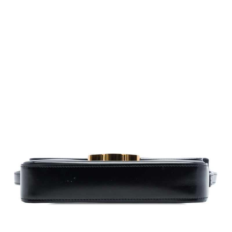 Shiny Calfskin Triomphe Claude Shoulder Bag - Image 3