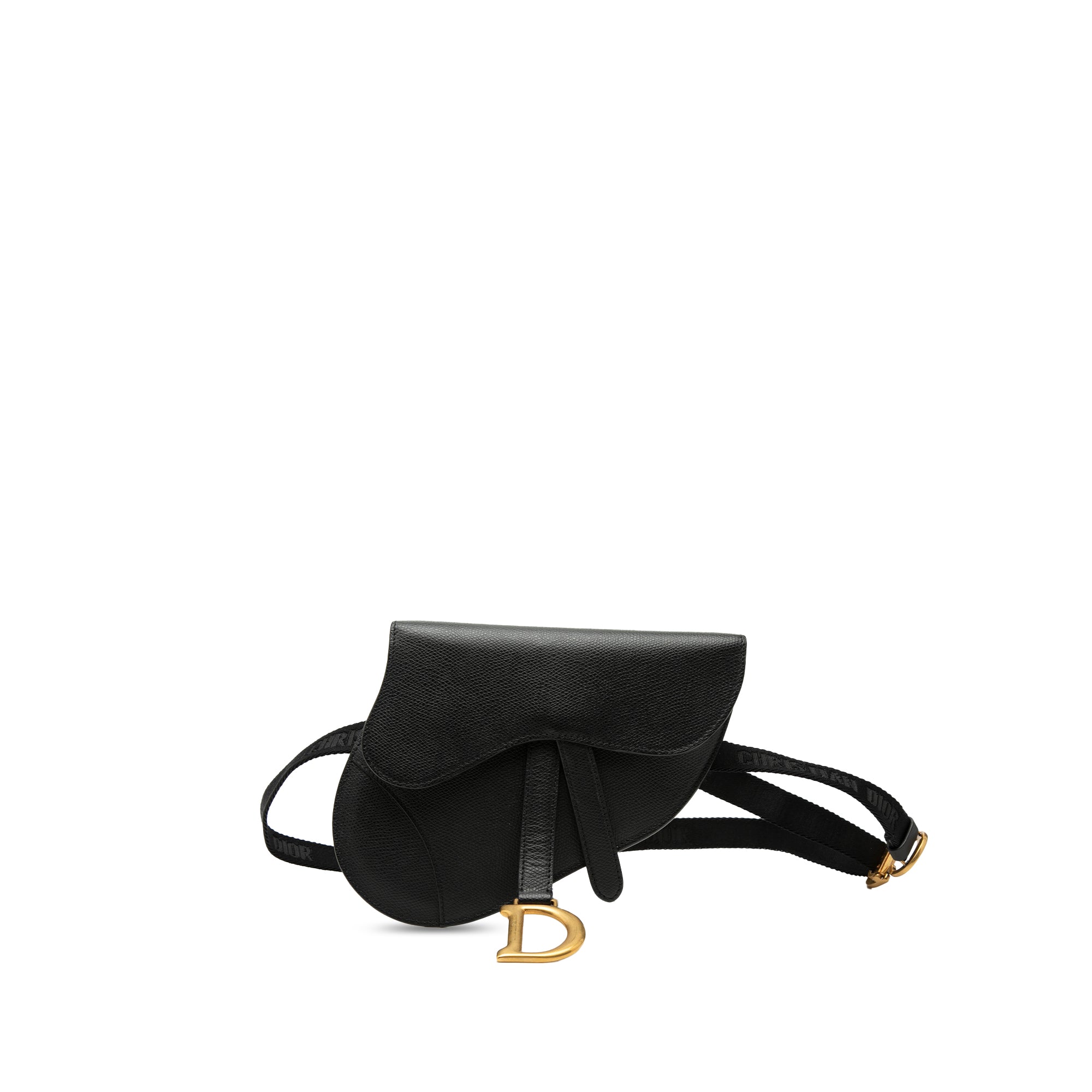 Grained Calfskin Saddle Belt Pouch - Image 1