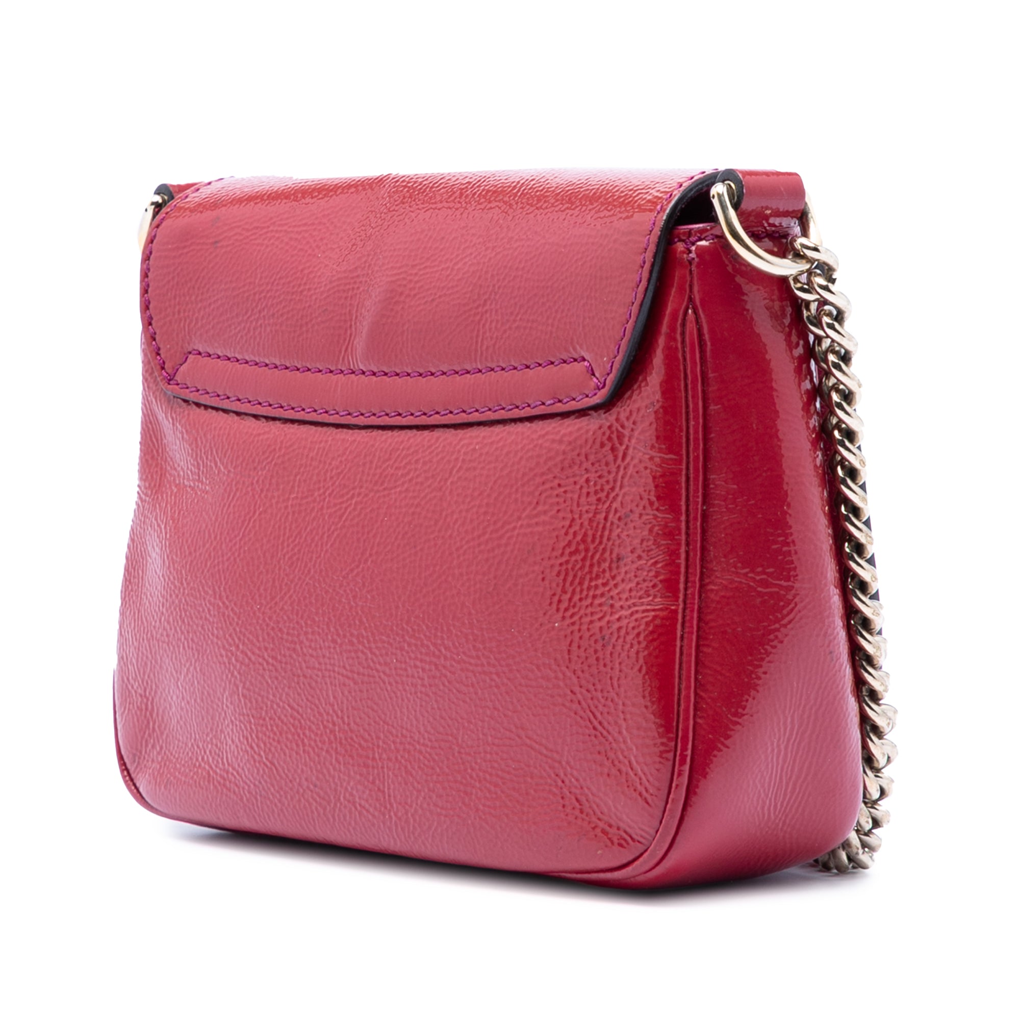 Small Patent Soho Chain Flap Crossbody - Image 2
