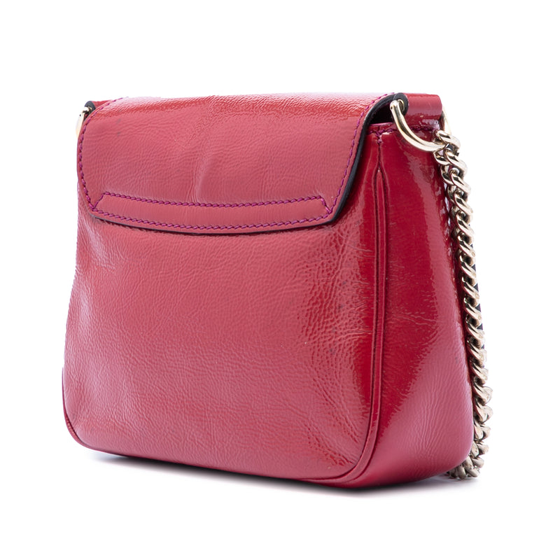 Small Patent Soho Chain Flap Crossbody - Image 2