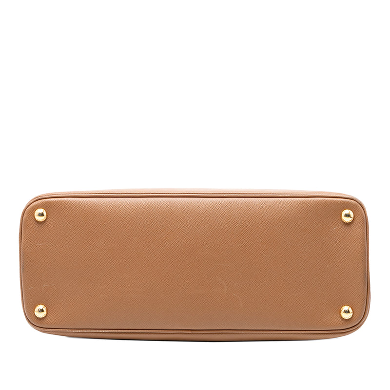 Medium Bicolor Saffiano Lux Promenade Satchel - Image 3
