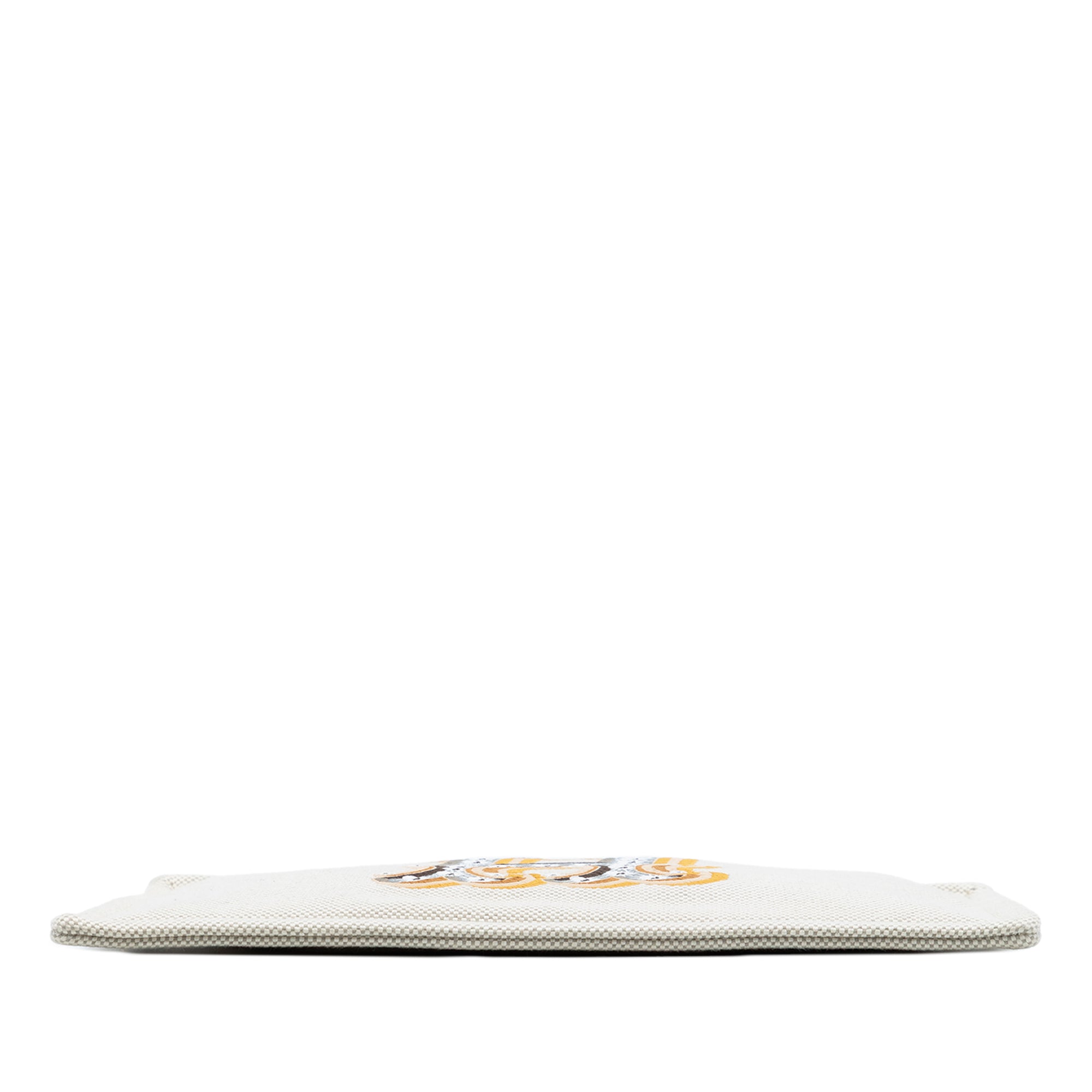 H Canvas Embroidered Electrique Flat Case - Image 3