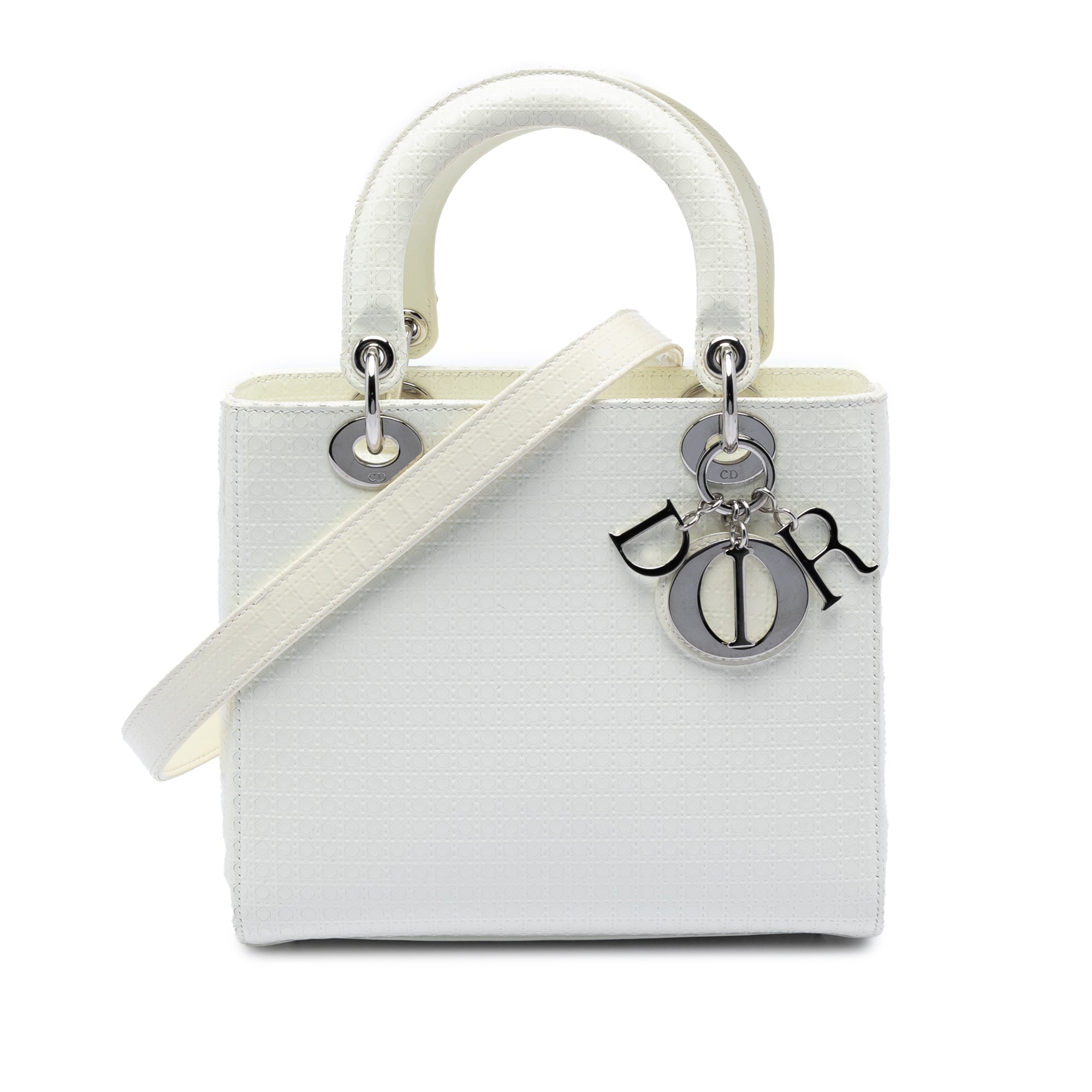 Medium Patent Microcannage Lady Dior - Image 1