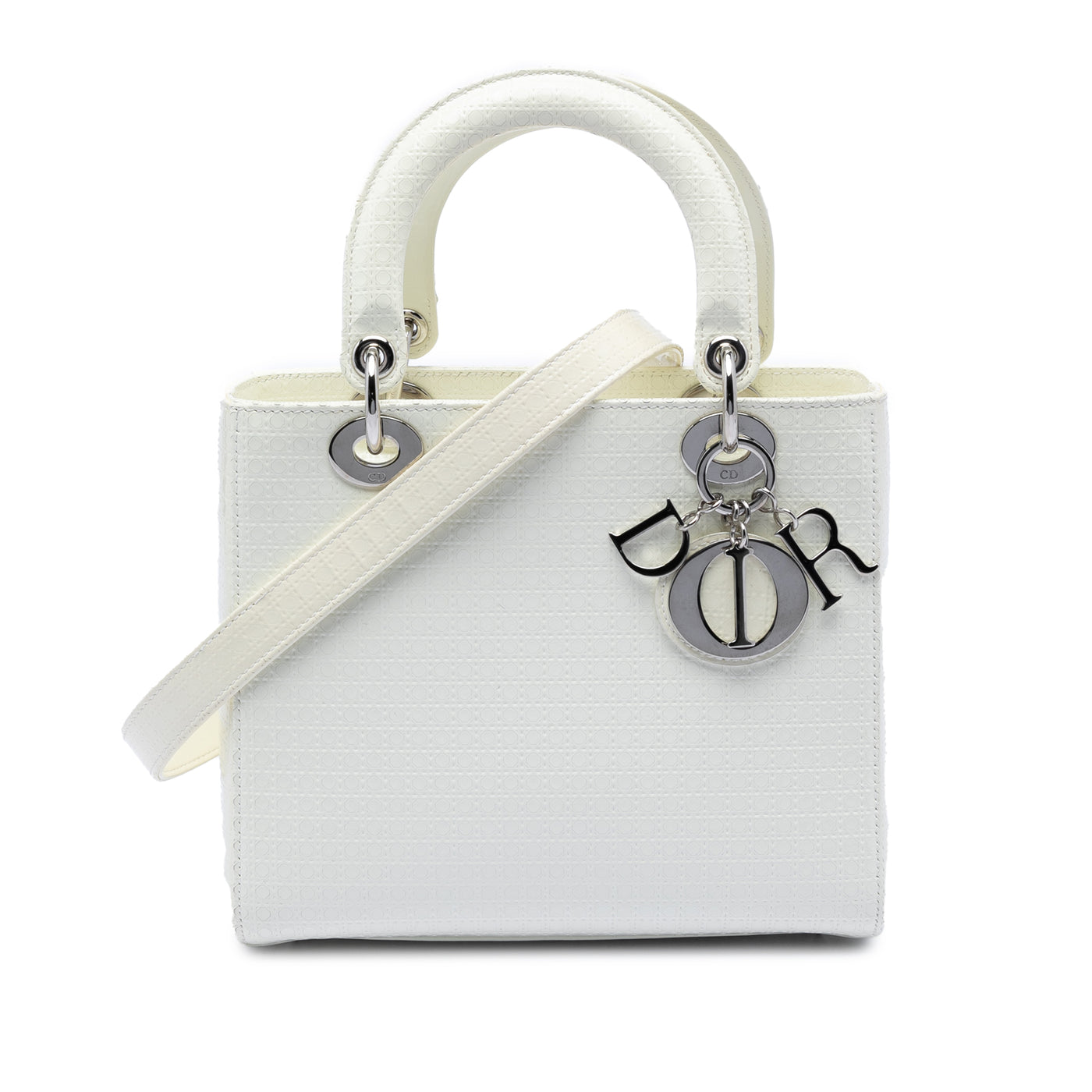 Medium Patent Microcannage Lady Dior - Image 1