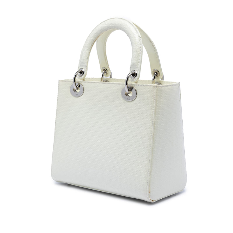 Medium Patent Microcannage Lady Dior - Image 2