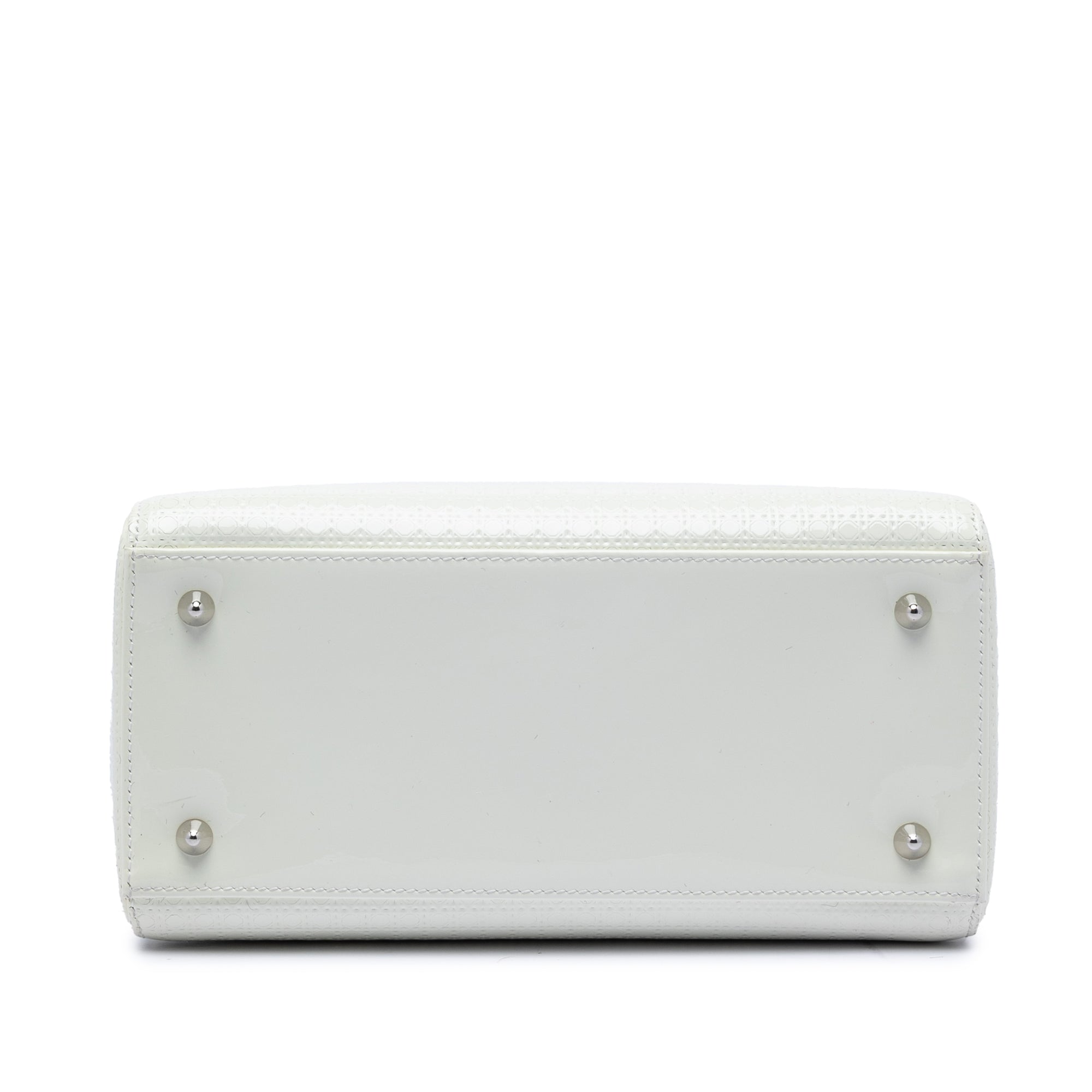 Medium Patent Microcannage Lady Dior - Image 3