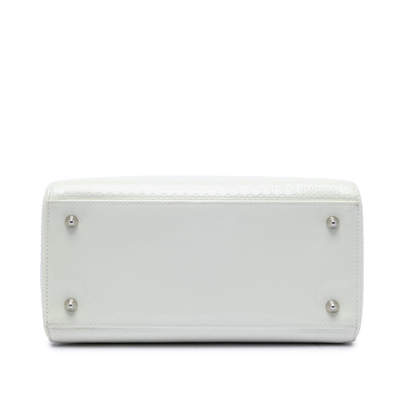 Medium Patent Microcannage Lady Dior - Image 3