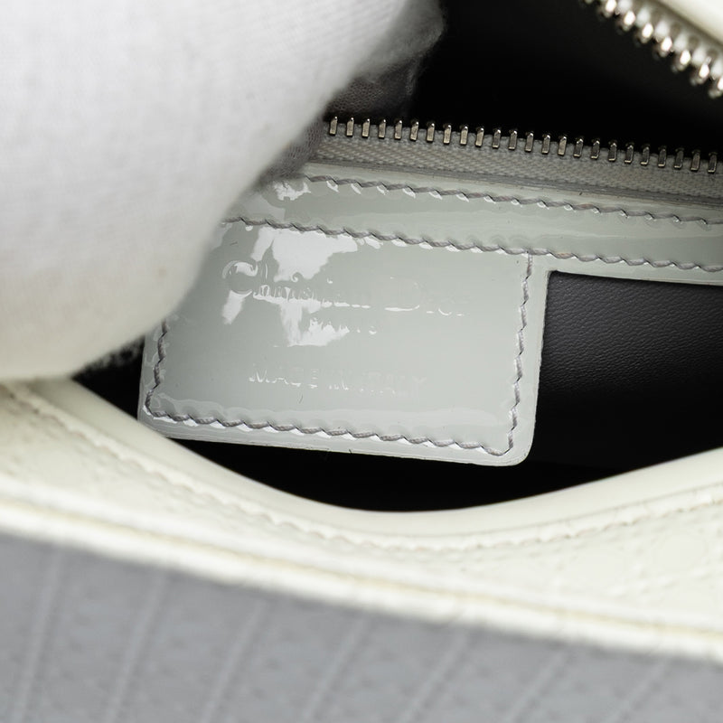 Medium Patent Microcannage Lady Dior - Image 5