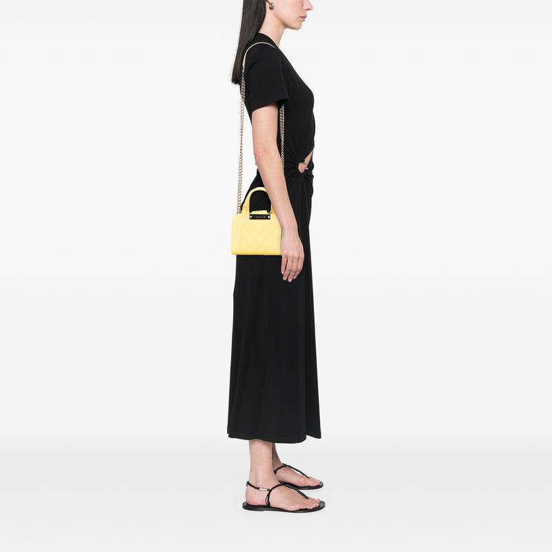 Mini Calfskin Label Click Shopping Tote - Image 12