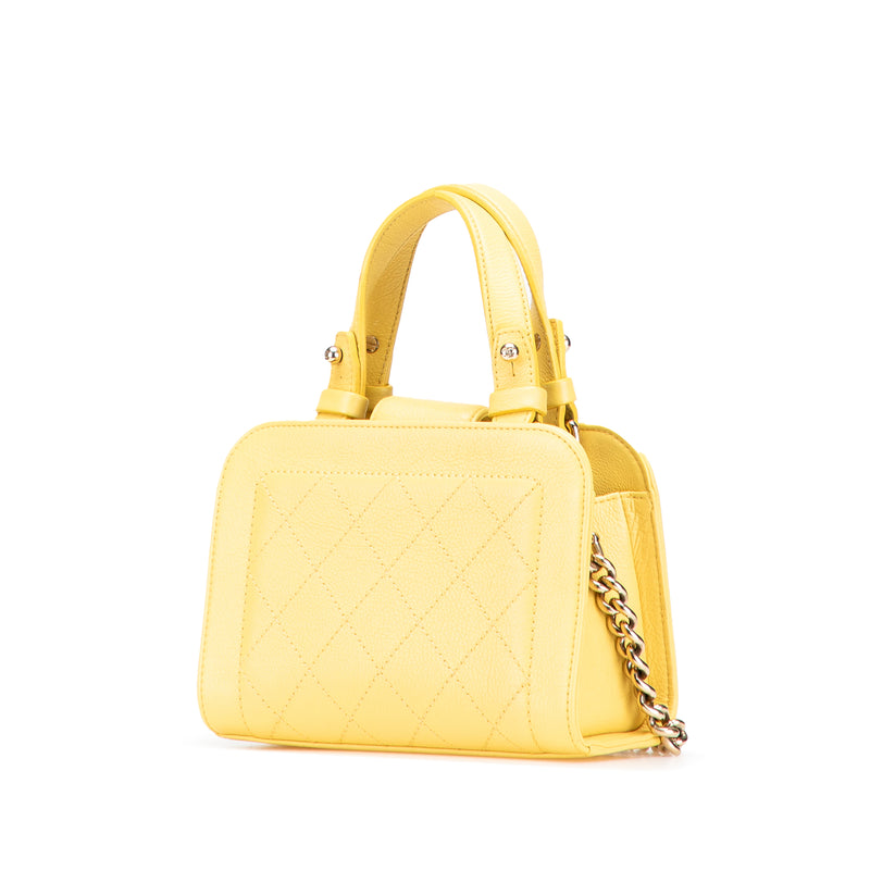 Mini Calfskin Label Click Shopping Tote - Image 2