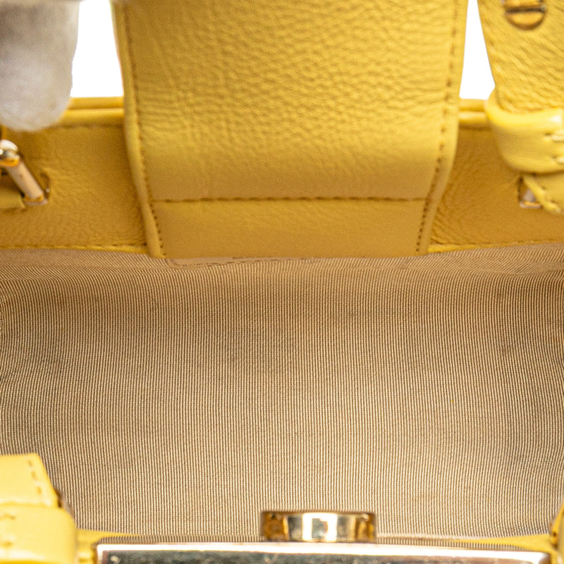Mini Calfskin Label Click Shopping Tote - Image 4