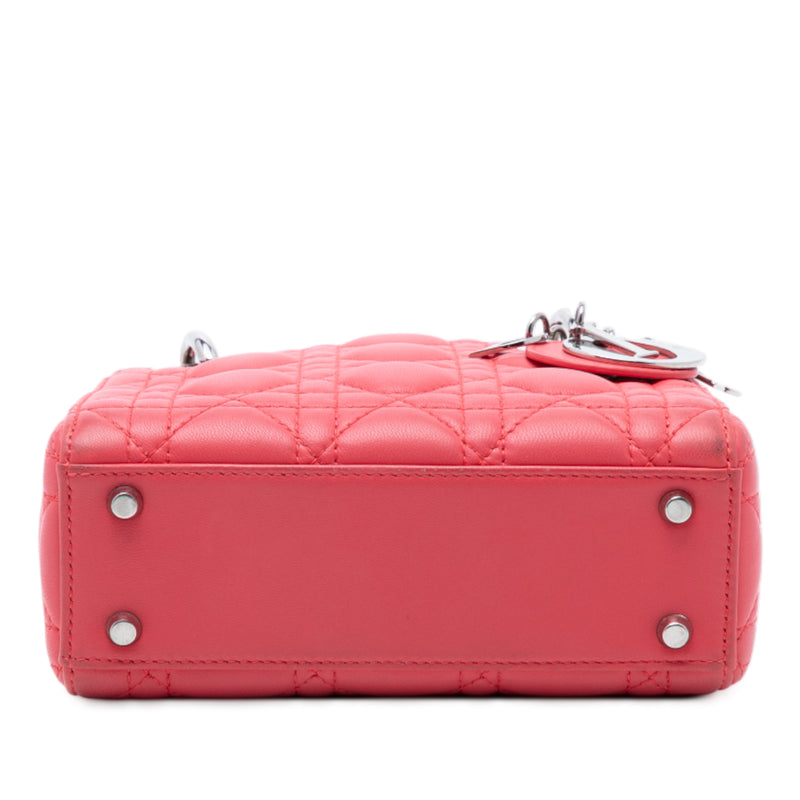 Mini Lambskin Cannage Lady Dior - Image 3