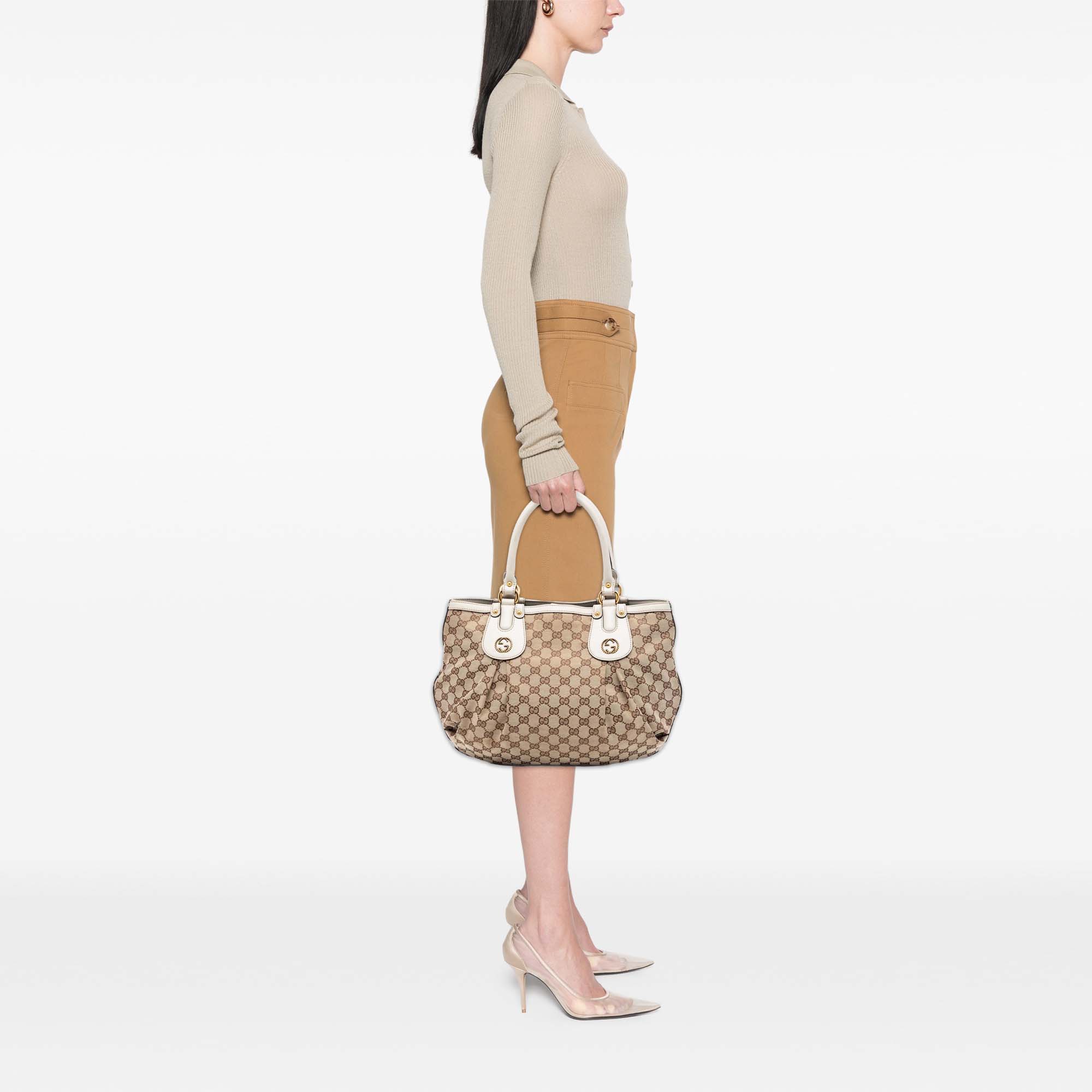 GG Canvas Scarlett Tote - Image 7