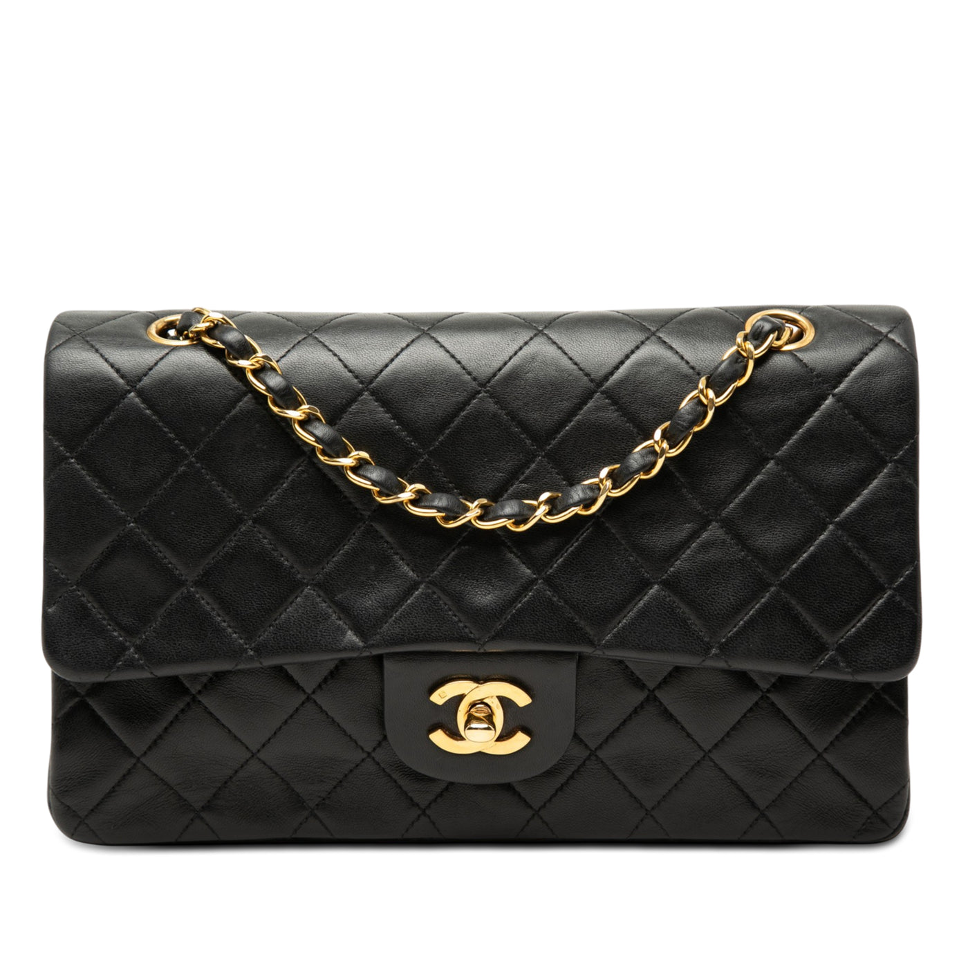 Medium Classic Lambskin Double Flap - Image 1