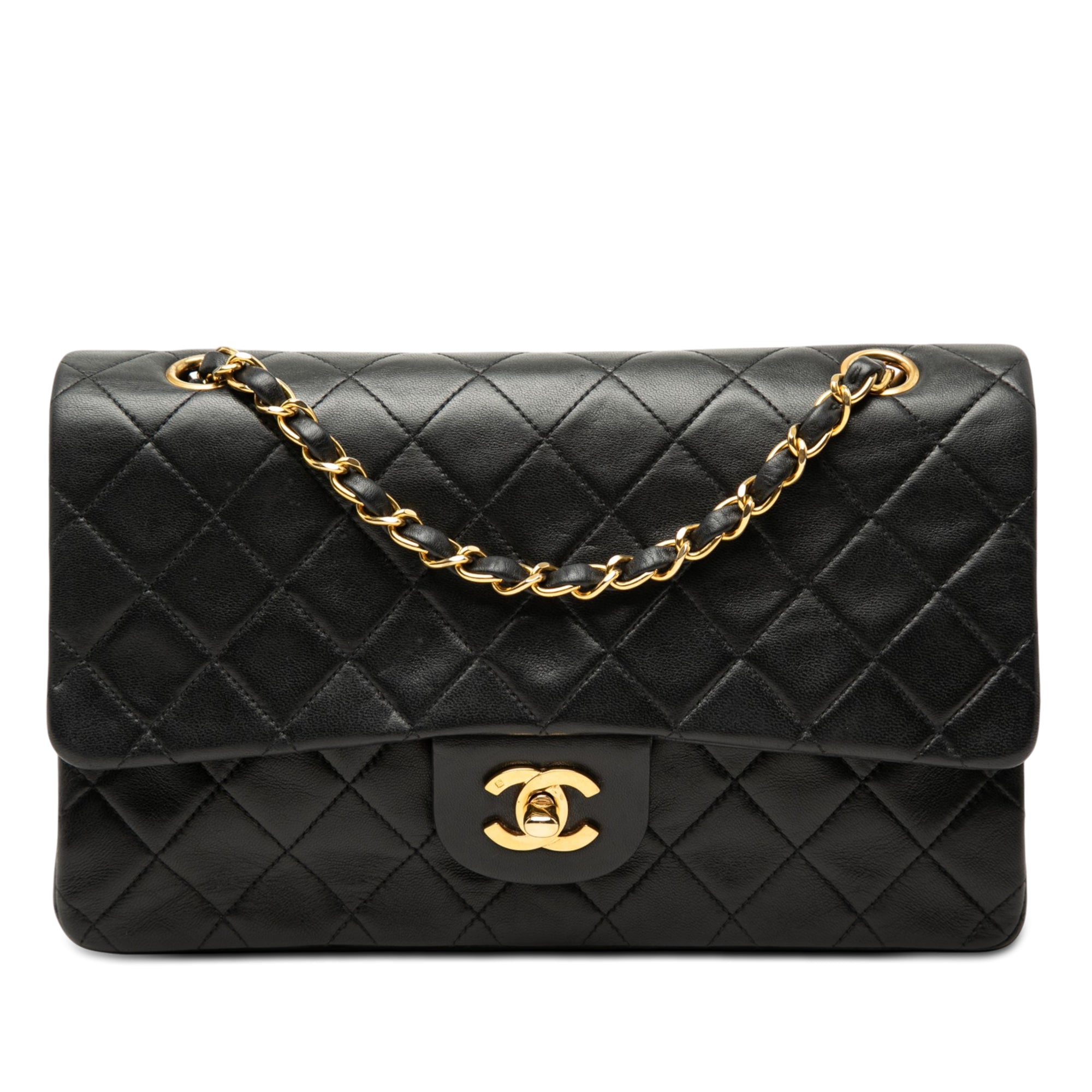 Medium Classic Lambskin Double Flap - Image 1