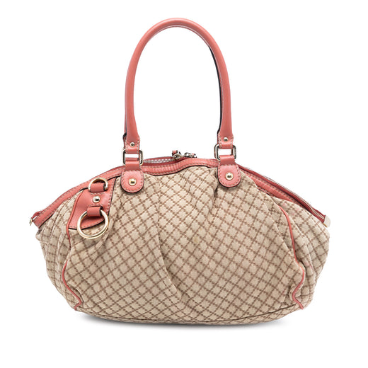 Diamante Canvas Sukey Satchel - Image 1
