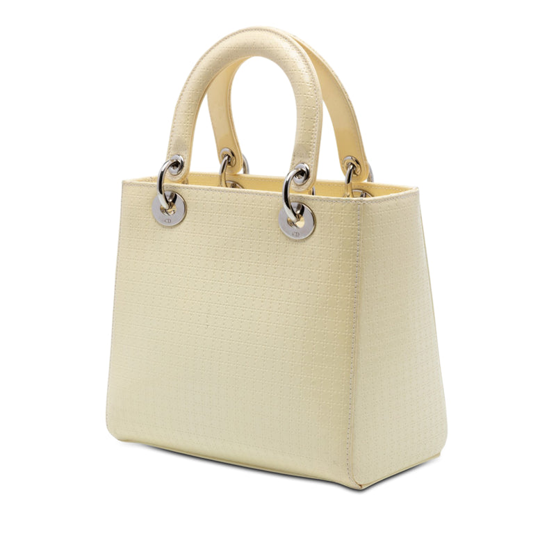 Medium Patent Microcannage Lady Dior - Image 2