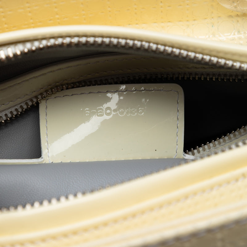 Medium Patent Microcannage Lady Dior - Image 6