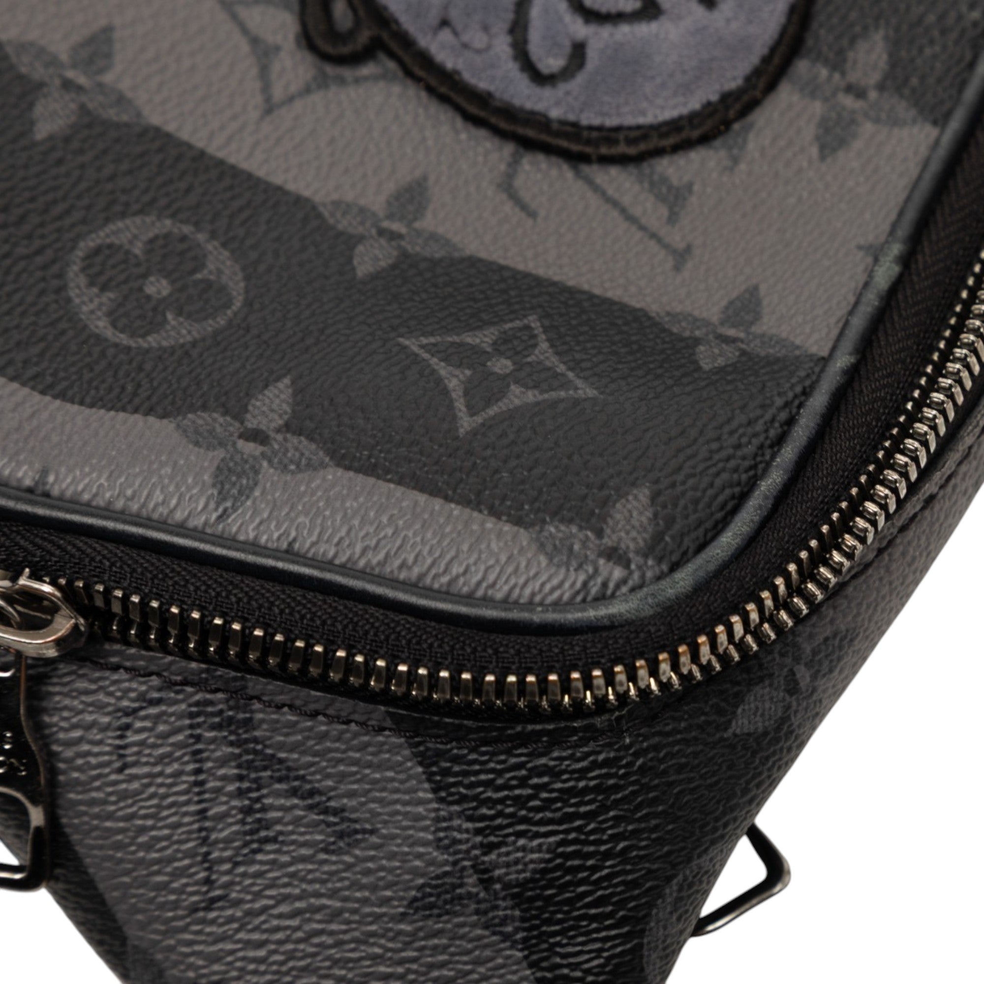 Monogram Eclipse Stripes Modular Sling Bag - Image 7