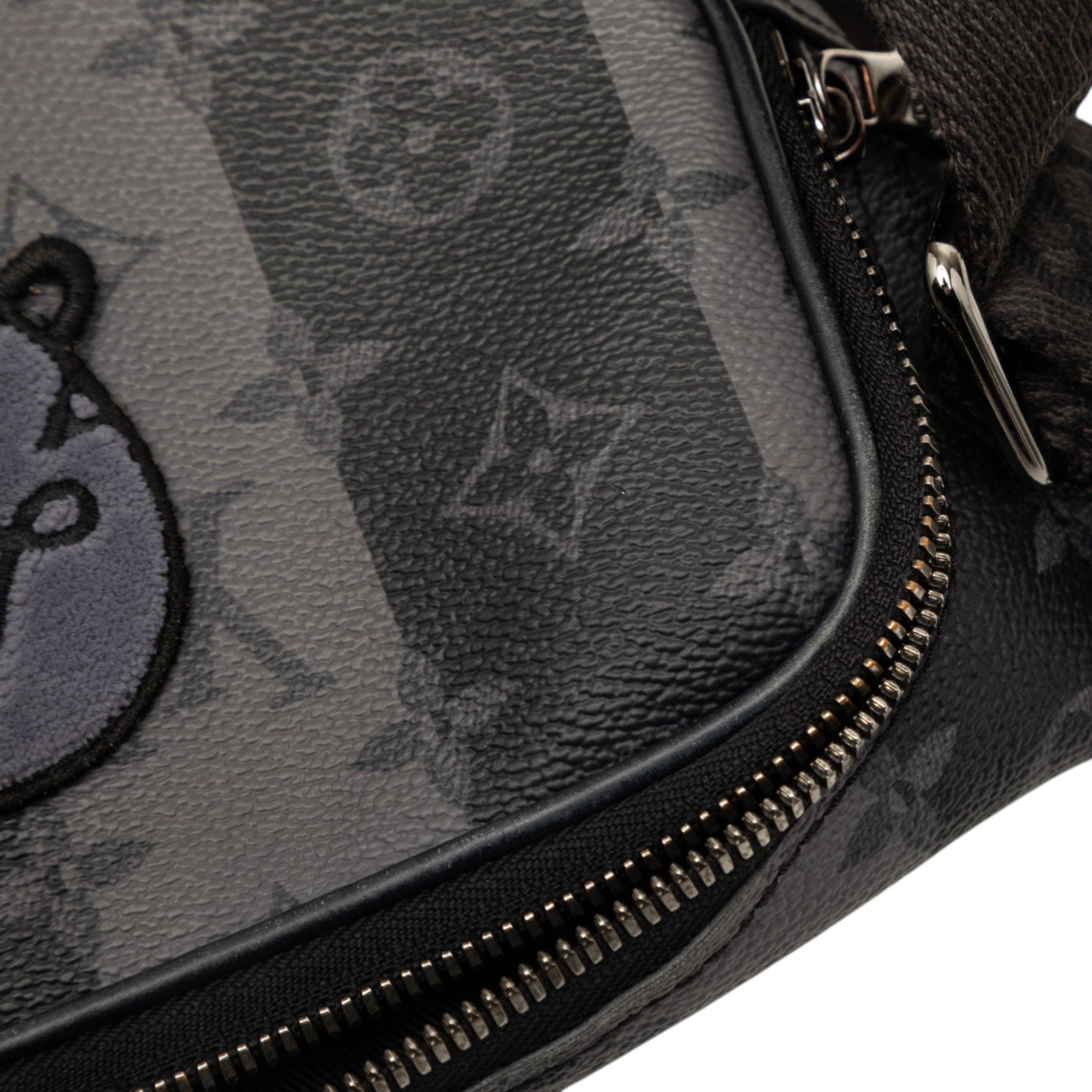 Monogram Eclipse Stripes Modular Sling Bag - Image 9