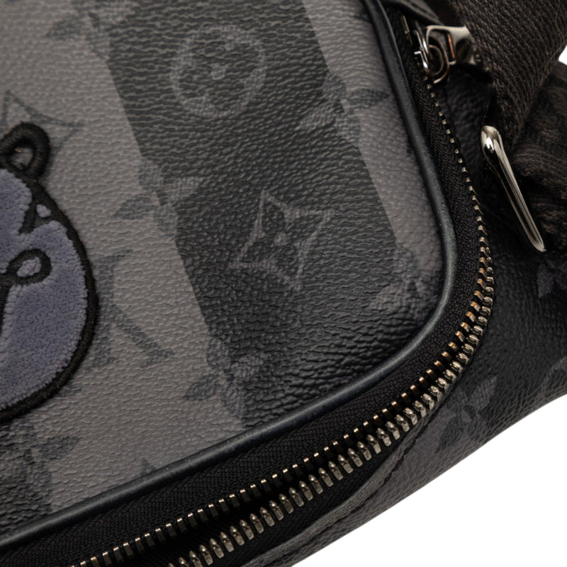 Monogram Eclipse Stripes Modular Sling Bag - Image 9