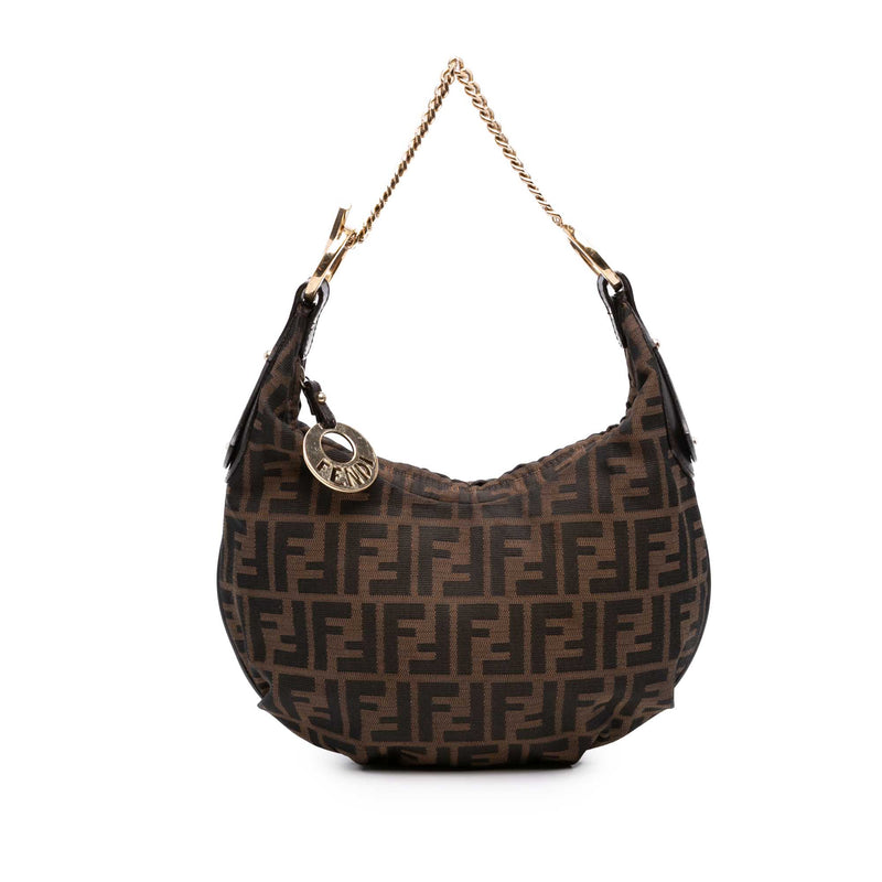 Zucca Canvas Chef Chain Hobo - Image 2