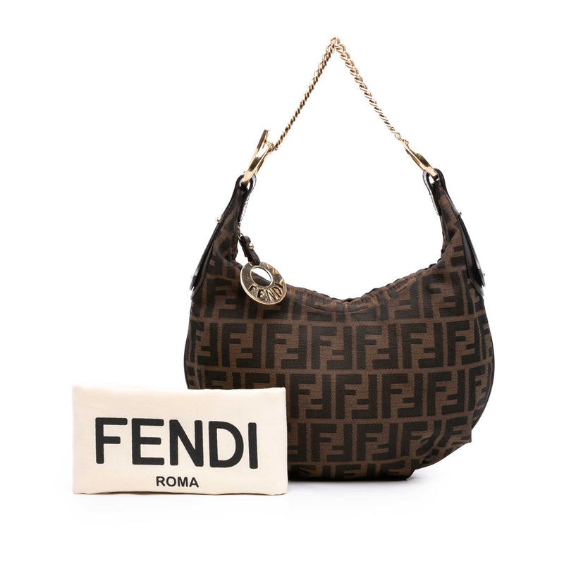 Zucca Canvas Chef Chain Hobo - Image 7