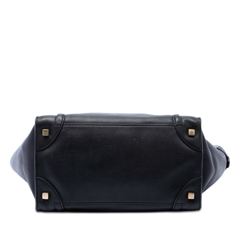 Mini Leather Luggage Tote - Image 3