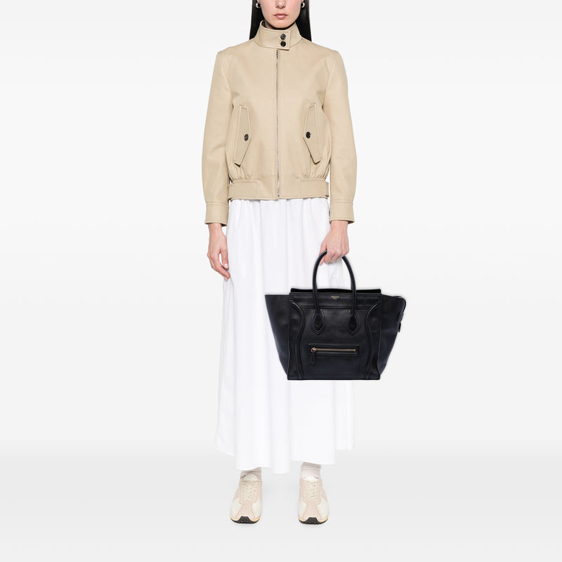 Mini Leather Luggage Tote - Image 6