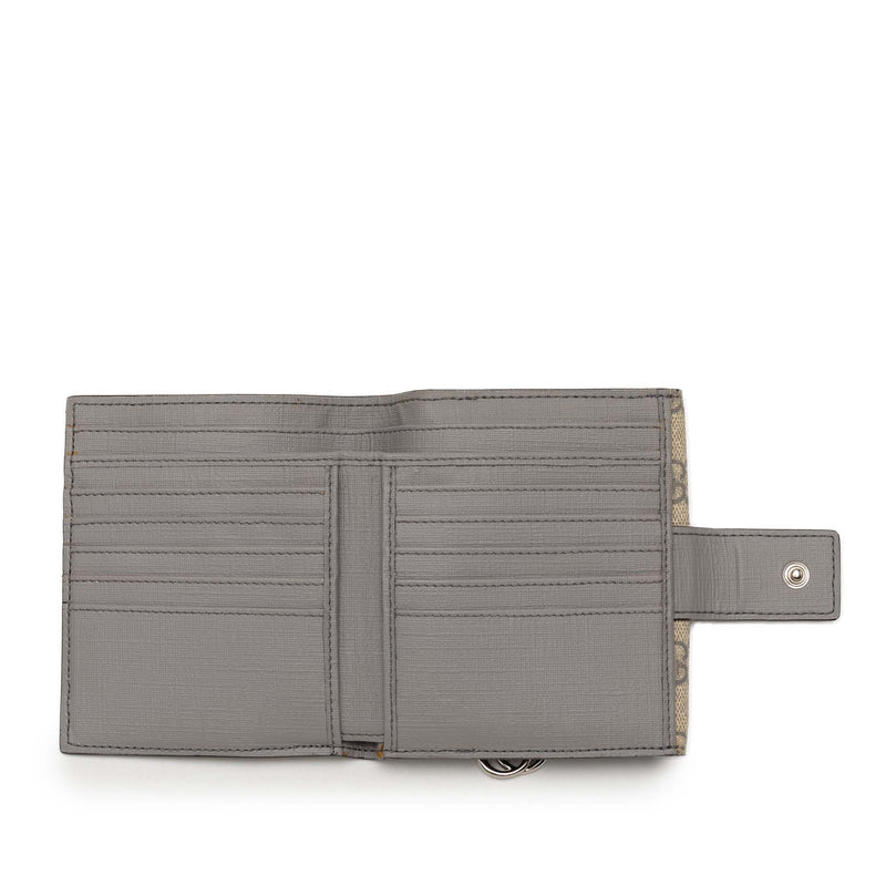 GG Supreme Interlocking G Pierce French Flap Wallet - Image 7