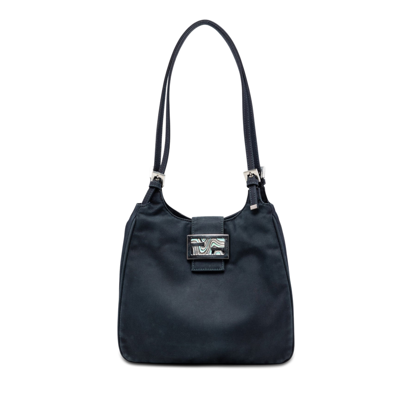 Canvas FF Marble Shoulder Bag - Image 1