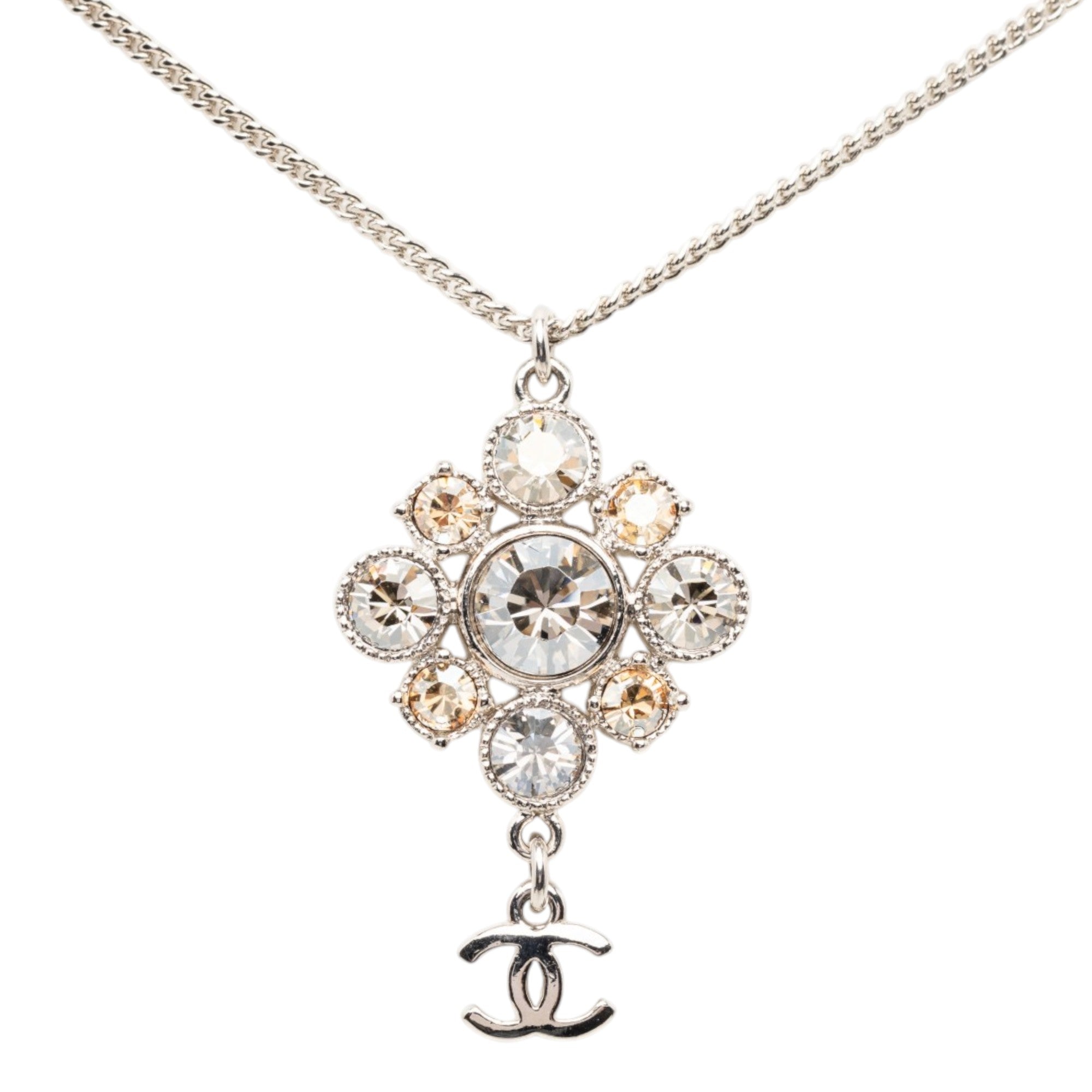 CC Brass Strass Pendant Necklace - Image 1