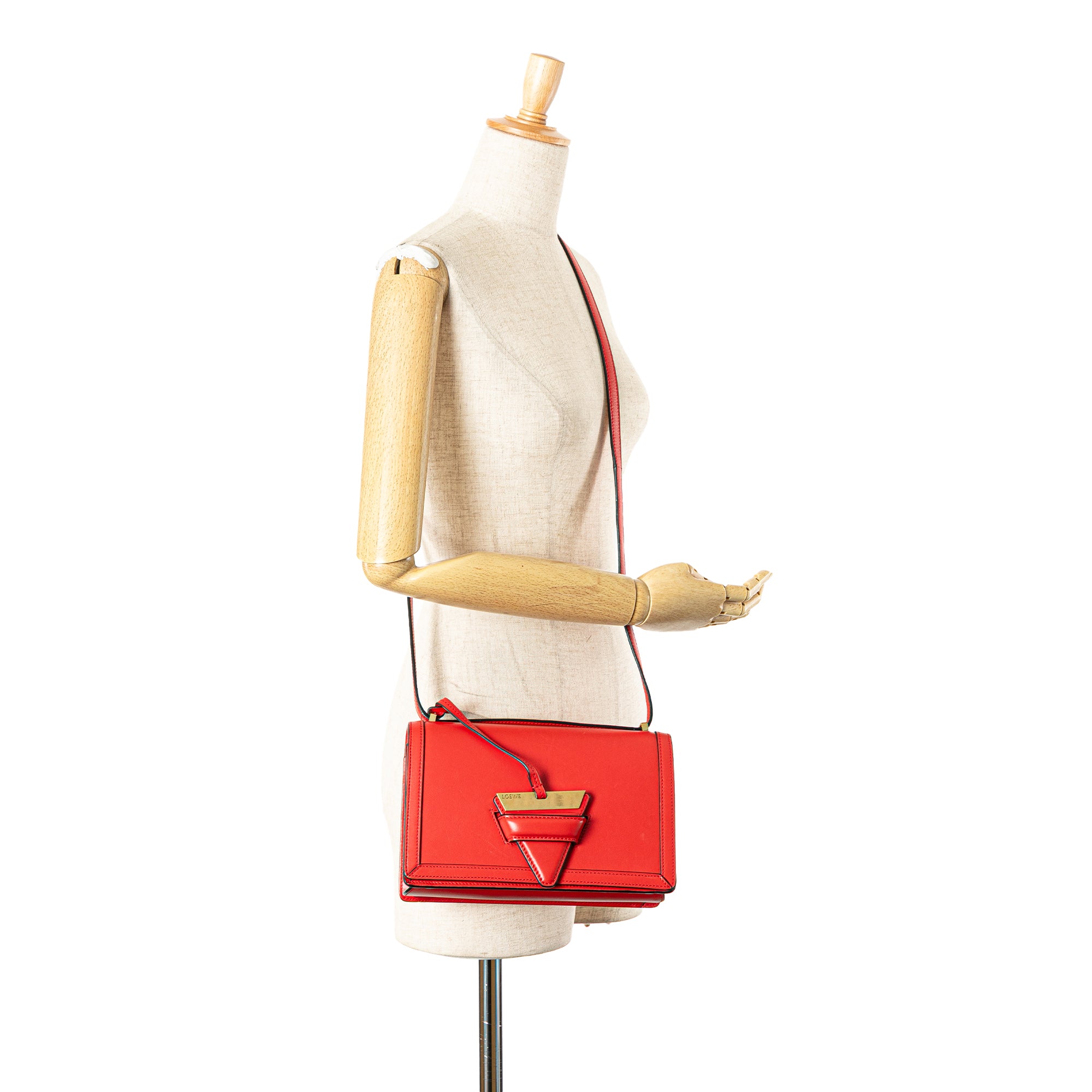 Medium Leather Barcelona Crossbody - Image 12