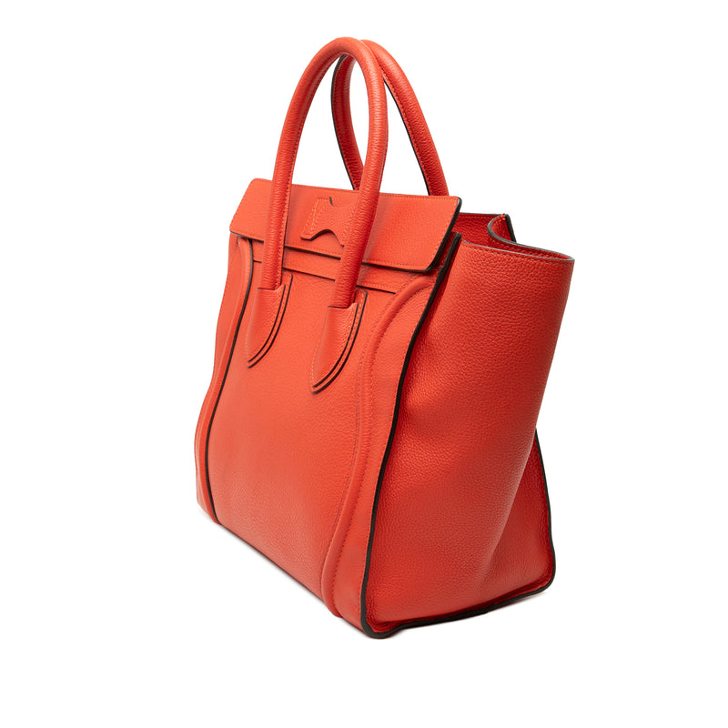 Mini Leather Luggage Tote - Image 2