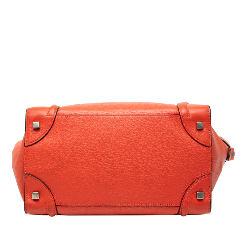 Mini Leather Luggage Tote - Image 3