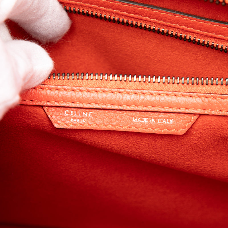 Mini Leather Luggage Tote - Image 5