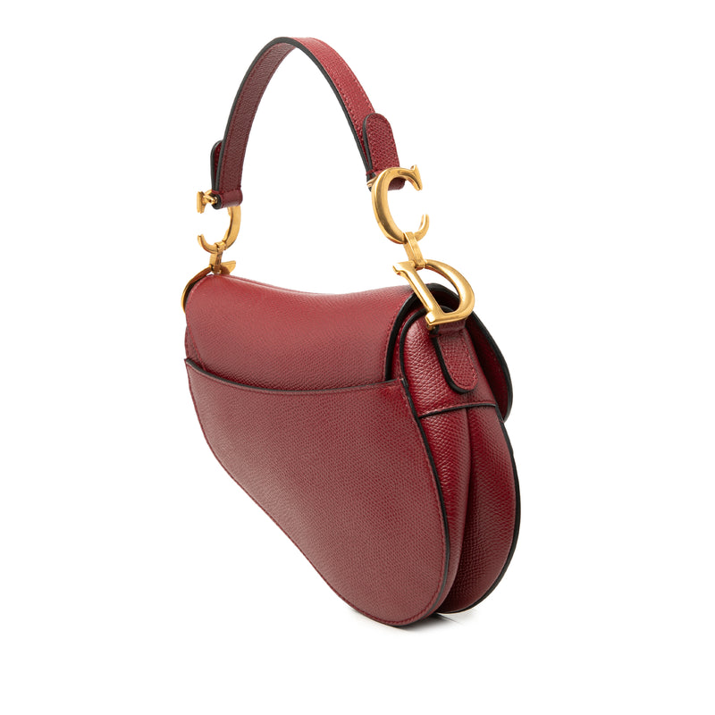 Mini Grained Calfskin Saddle Bag - Image 2