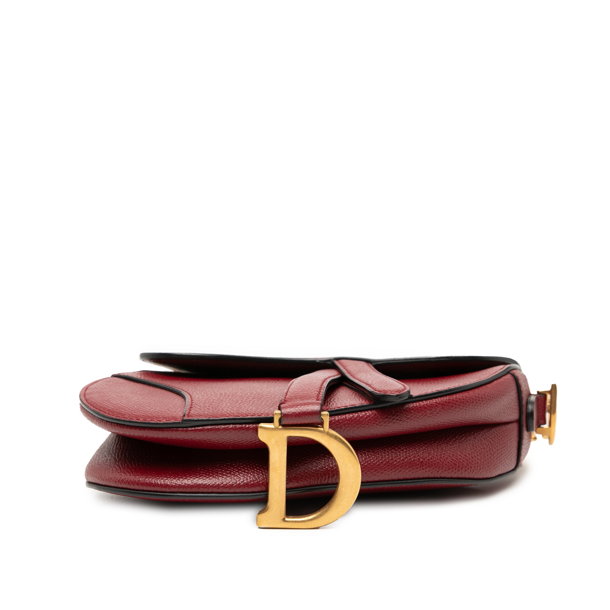 Mini Grained Calfskin Saddle Bag - Image 3
