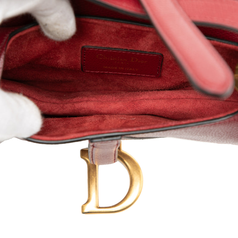Mini Grained Calfskin Saddle Bag - Image 4