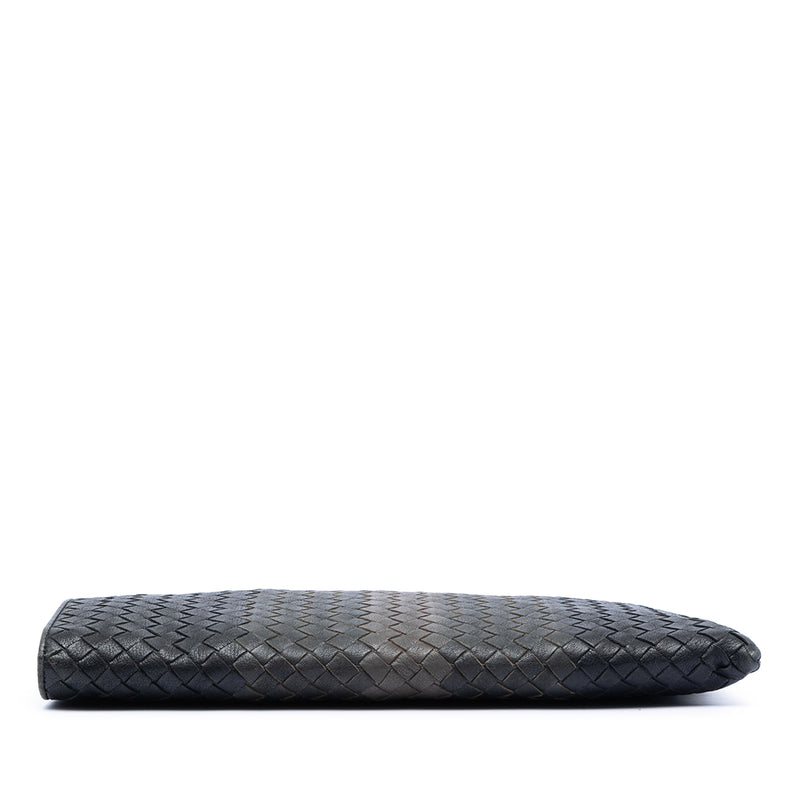 Tricolor Nappa Intrecciato Clutch - Image 3