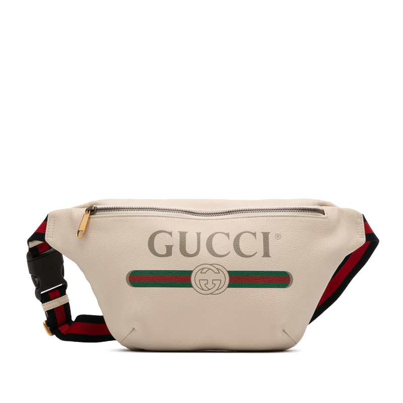 Leather Logo Belt Bag