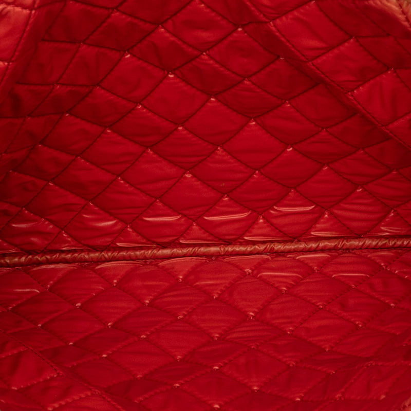 Large Quilted Lambskin O Case Clutch - Image 4