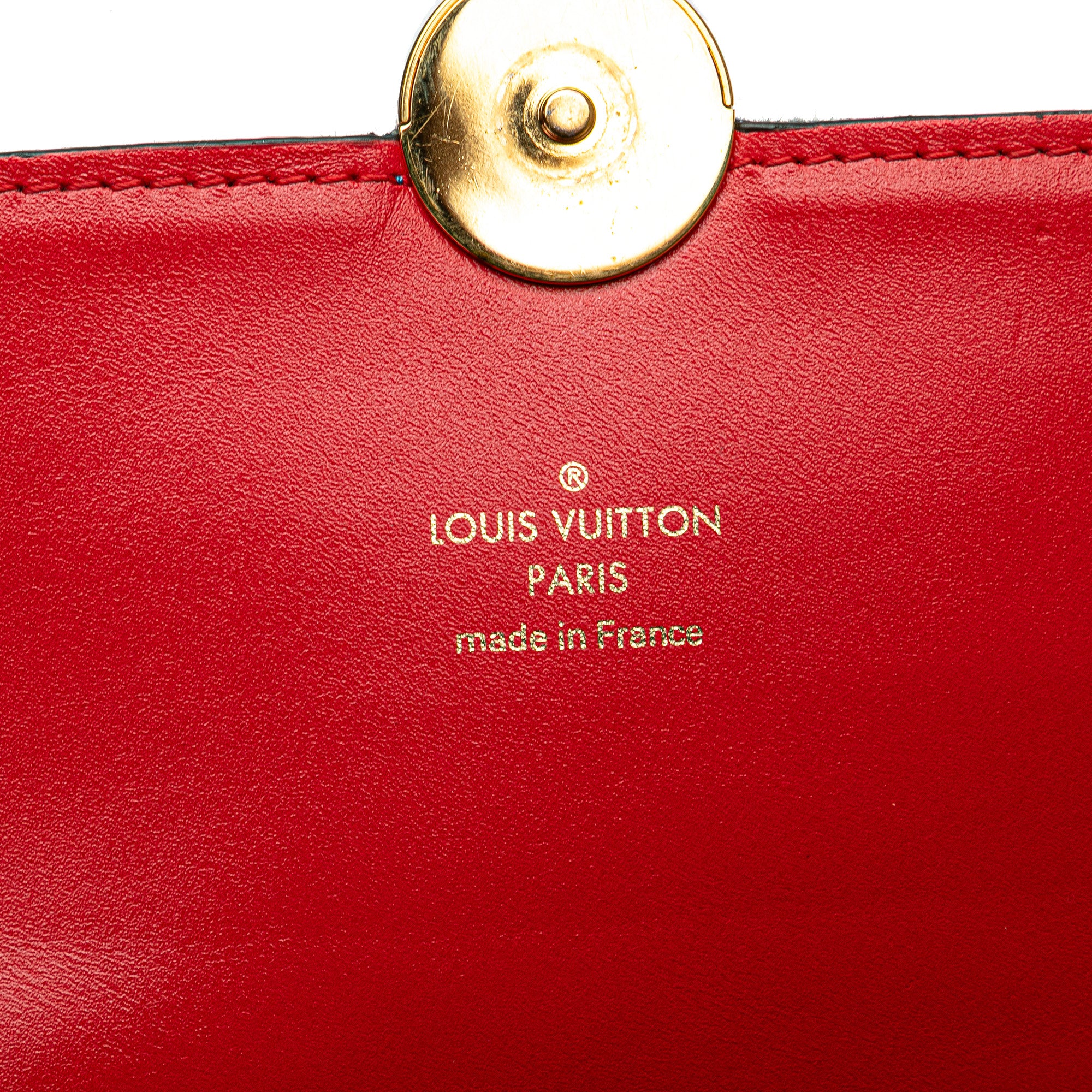 Monogram Denim Patchwork Fiore Chain Wallet - Image 5