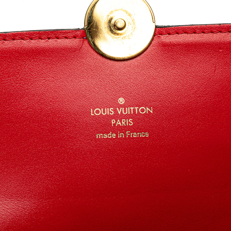 Monogram Denim Patchwork Fiore Chain Wallet - Image 5