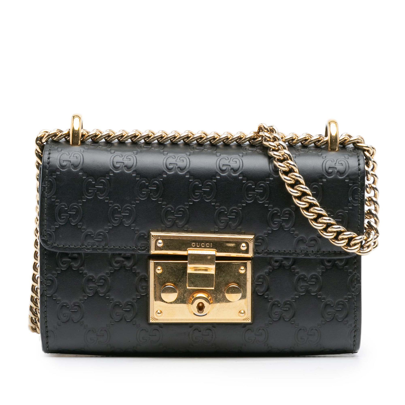 Small Guccissima Padlock Crossbody - Image 1