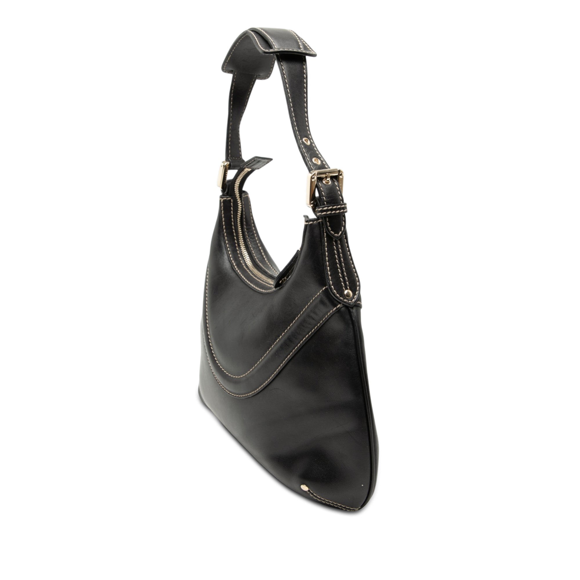 Leather Hysteria Crest Shoulder Bag - Image 2