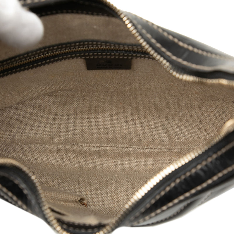 Leather Hysteria Crest Shoulder Bag - Image 4